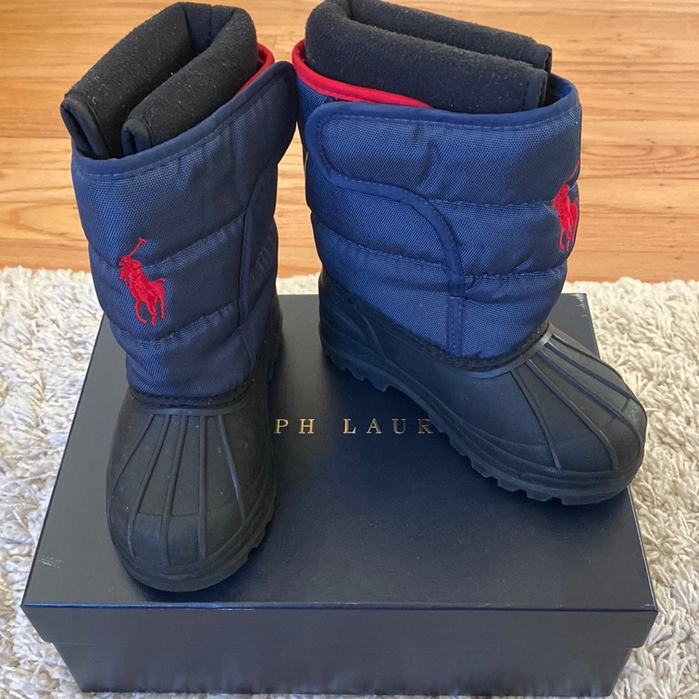 Ralph Lauren Little Kids Winter Boots size toddler 8